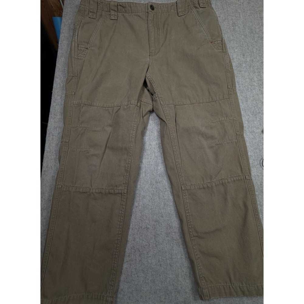 Orvis Trout Bum Heavy Duty Khaki Pants Size 40x29.5" Utility Outdoor - Picture 10 of 11